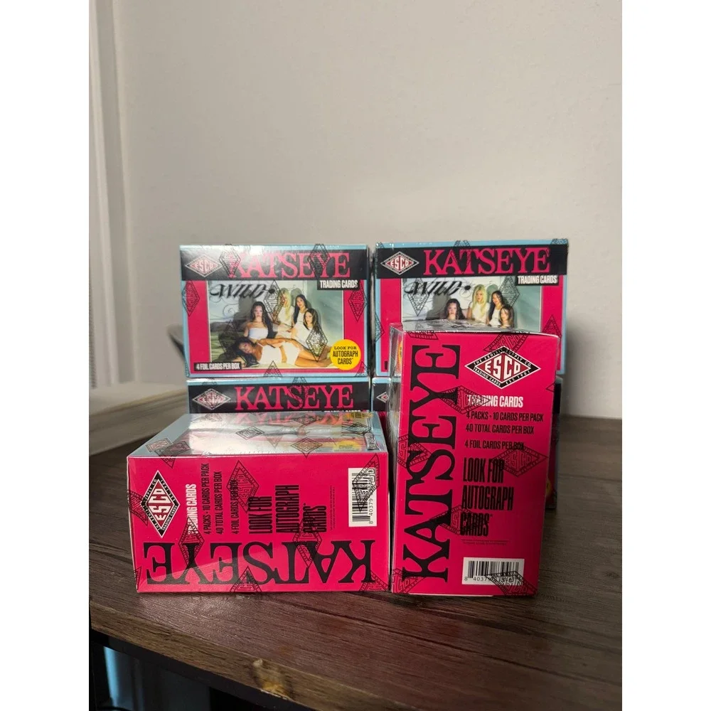 KATSEYE Wild Soul Trading Cards ESCO Factory Sealed Box 40 Cards Auto Chance